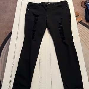 Express black jeans